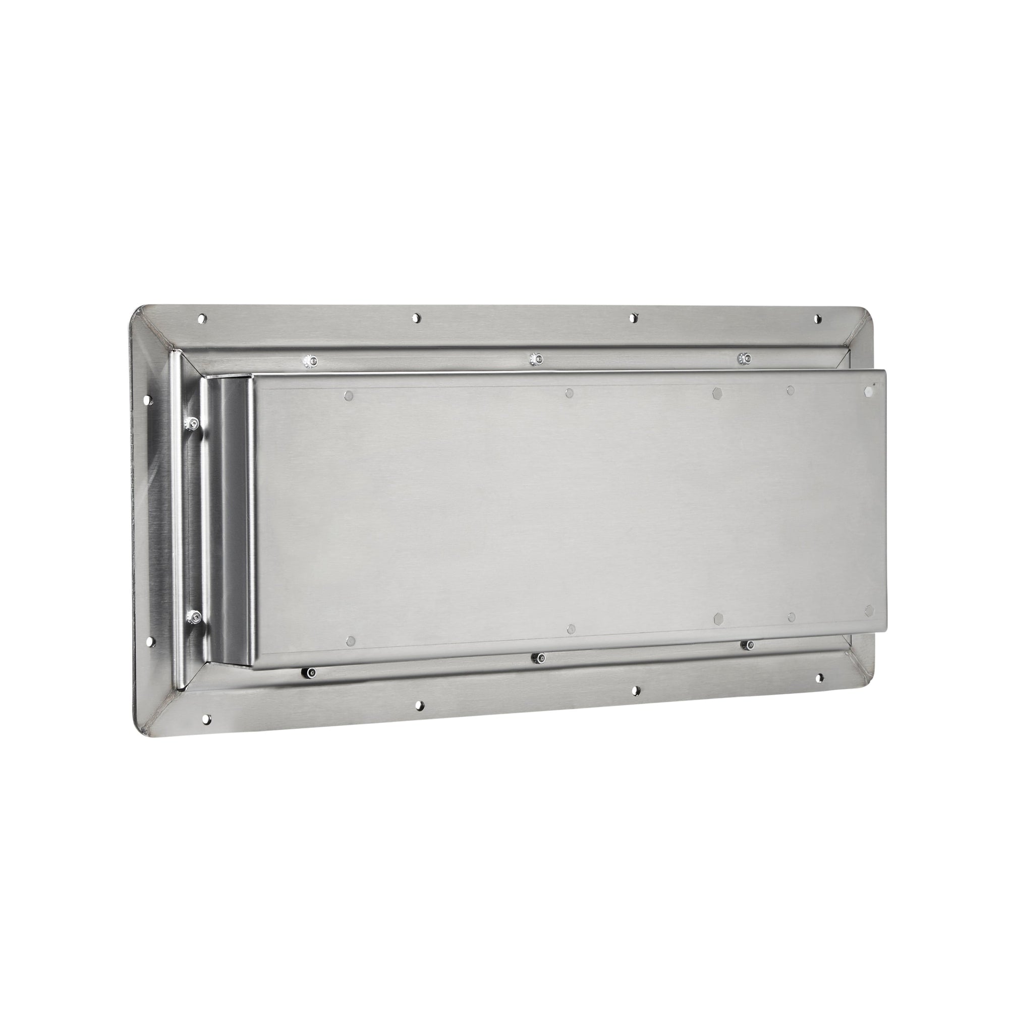 ONT6CR-G  6 Digit PoE Clock, Green LED, IP65 Rated, Stericide Resistant, Recessed Mount with 316 Stainless Steel Case and Faceplate