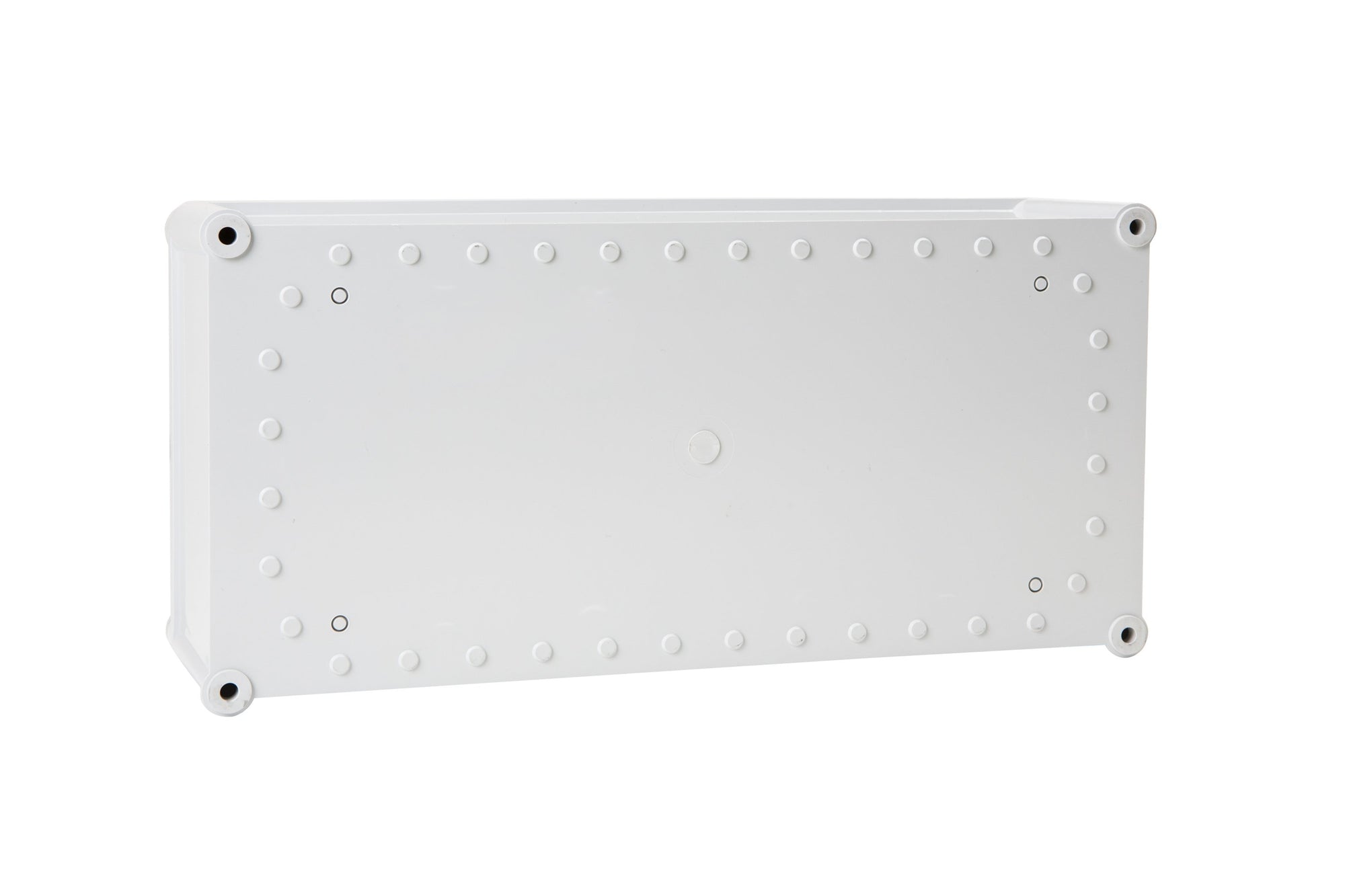 Rear view of ONT4NEMA protective enclosure for 4 digit PoE clock