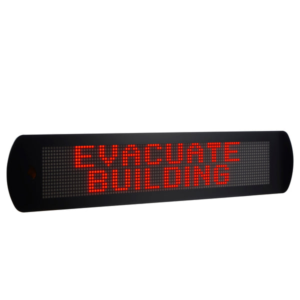 Novanex 24 Volt IP Clock / Emergency Messaging Sign