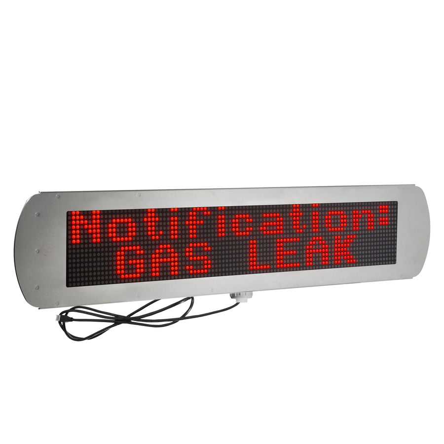 Novanex OnAlert™ NEMA4x IP66 Emergency Messaging LED Display and Clock Model OAX2-NEMA