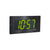 Front view of Novanex ONT4BKFM-G 4 digit green led  power-over-ethernet digital clock