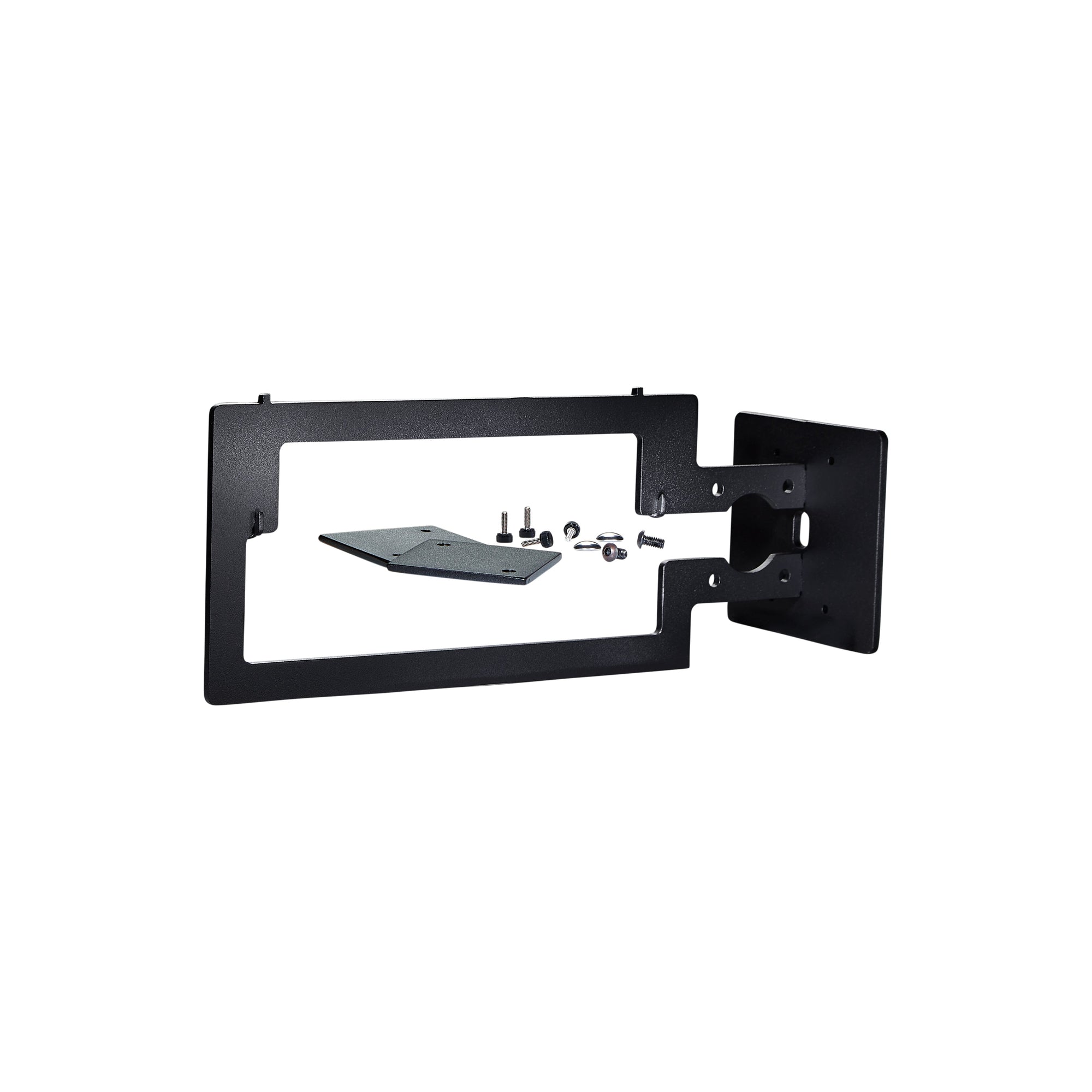 View of ONT4KIT 4 digit PoE clock wall mount bracket