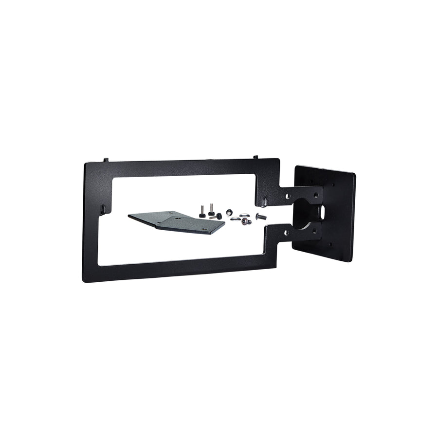 View of ONT4KIT 4 digit PoE clock wall mount bracket