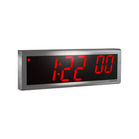 Digital PoE Clocks in Stainless Steel