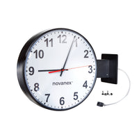Double-Sided PoE Clocks, Wall or Ceiling Mounted
